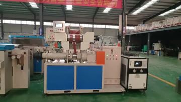 Silicone strip production line with feeder