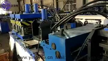 Electric cabinet door roll forming machine