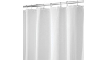 Customized design walf checks shower curtain white color shower curtain set for bathroom1