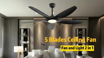 Ceiling fan 60 inch plastic blade