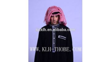 Dubai Al Aseel Gamis Muslim Jalabiya Caftan Islamic Clothing Al Daffah Thobe1