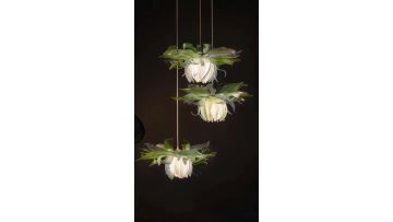  Water Lily Chandelier