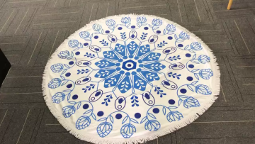 round beach towel