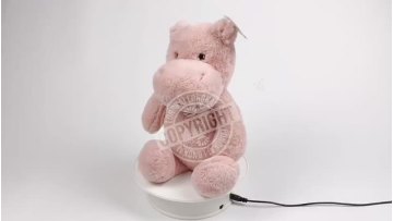 Plush Hippo for Baby