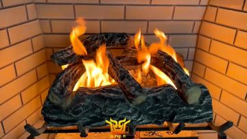 Vedio of ceramic logs for fireplace