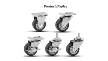 Light Duty Black PU Caster