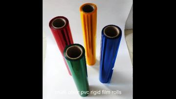 8.3 multi color pvc rigid film rolls