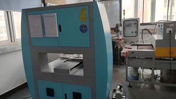 silicone machine in customer factory