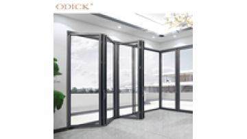 Accordion Doors Double Glazed Tempered Glass Wine Room Glass Door Foldable Graphic Design Modern Security Exterior Bi Folding1