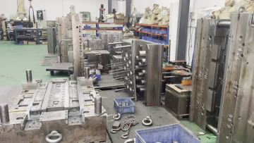 Injection molding production process