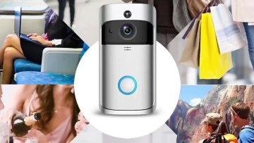 HD 720P Smart Two-Way Talk Video Security Wireless Cameras Tuya 720P Waterproof Ring Video Doorbell1