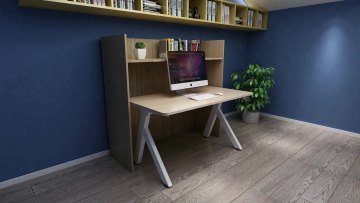 Contuo Custom Modern Electric Motorized Computer Desk Adjustable Rising Standing Desk For Home Office1