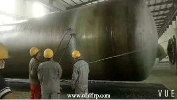 FRP GRP fiberglass alkali liquid storage tank or vessel frp horizontal storage tank for hcl and chemicals1