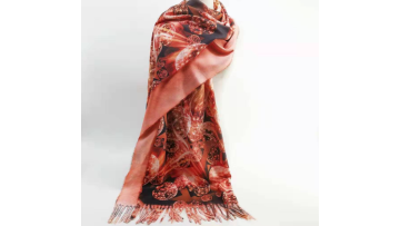 cashmere print scarf 