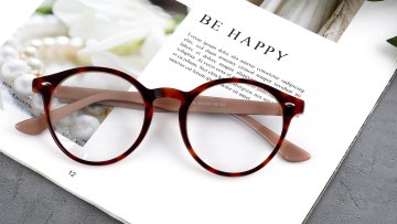 Wholesale Fashion Luxury Round Acetate Sheet Eyeglasses Optical Frames1