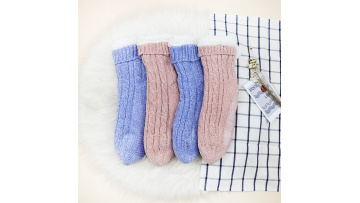 chenille chunky socks