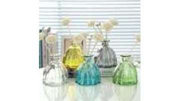 New Design Empty Colored Home Fragrance Reed Diffuser Glass Bottle 200ml1