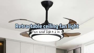 Led invisible ceiling fan lamp