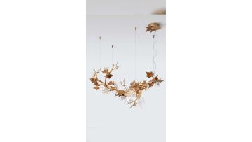 leaves crystal chandeliers