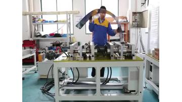 V-bending and lock-seaming machine