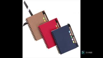 Classic Office Notebook Simple Plain Coloured Coil