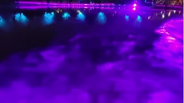 Cold Mist laser fountain