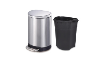 Stainless Steel Trash Can With Lid