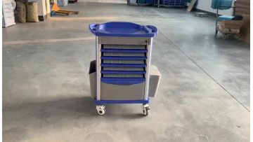 MET-MT85 Double side Medical Trolley