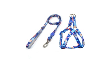 Recycled Polyster Dog Collar Leash Harness