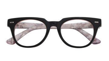 Brand Name Vintage Eyeglasses Blue Transparent Branded Frames Glasses With Prescription1