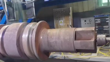 hot forging 4140 4340 steel generator motor shaft /cement mechanical grinding shaft1