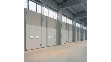 warehouse loading dock sectional door
