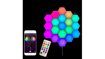  Hexagonal honeycomb quantum LED module Light