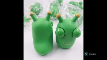 Green Eye Bouncing Worm Decompression Toy