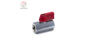 Chrome Plated cooper valve body Manual  BSP NPT Thread 3/8 1/4 npt BSP half Inch Brass mini Ball Valve1