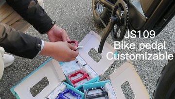 JS109 metal Bike Pedals Sealed Bearing Aluminum Alloy Non-slip Widen Area Ultralight MTB Road Bike Pedal1