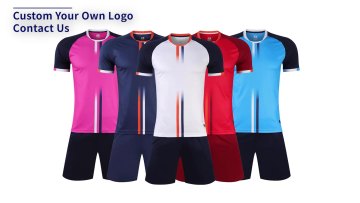 Factory Hot Selling Soccer Jersey Training Uniform Custom Printing Player Number Quick Dry Breathable Football Jersey Dropship1