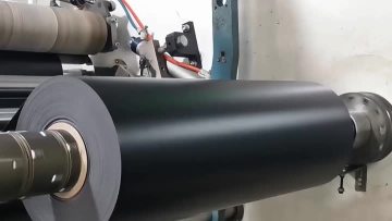 black PVC roll