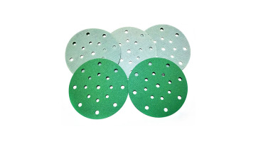green sanding discs