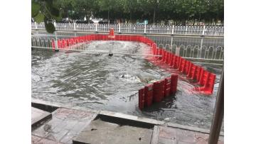 Denilco flood boxwall used in Zhengzhou Flood