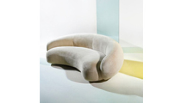 Foshan factory High quality modern furniture Living Room Sofas Velvet European Curved Sofa1