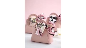 New Simple Wedding Hand-Held Candy Bag Ribbon Gift