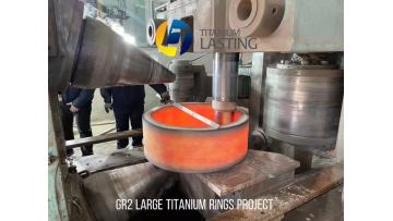 Gr2 Large Titanium Rings Project for Shipment