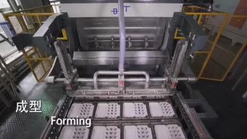  Automatic online hotpress egg carton machine