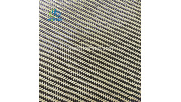 yellow carbon hybrid fiber fabric
