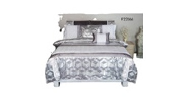 Rancho Factory Fancy Custom Designer Microfiber Alternative Fluffy Queen Size Bedspread Bedding Comforter Sets1