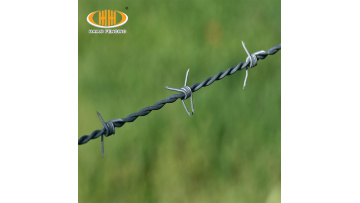 High tensile 1.6mm galvanized gi prison barbed wire fence price per roll for south africa1