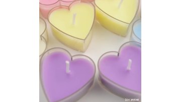 heart shape candle cup