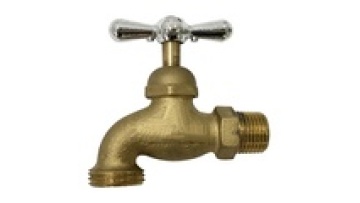 1/2 x 3/4 or 3/4 x 1 in Brass Stop Type Hose wash machine polo bibcock Taps faucet1