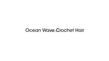 ocean wave crochet hair